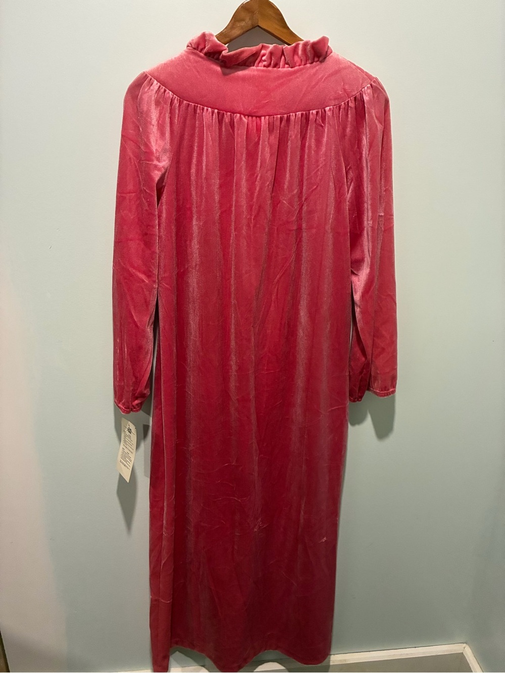 SANWAY Vintage Arnel Long Nightgown in Rose Pink Size Large NWT - Picture 3 of 6